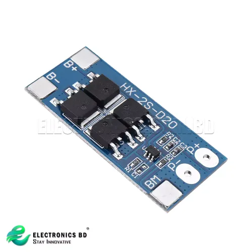 2S 10A 7.4V 18650 lithium battery protection board 8.4V balanced function/overcharged protection