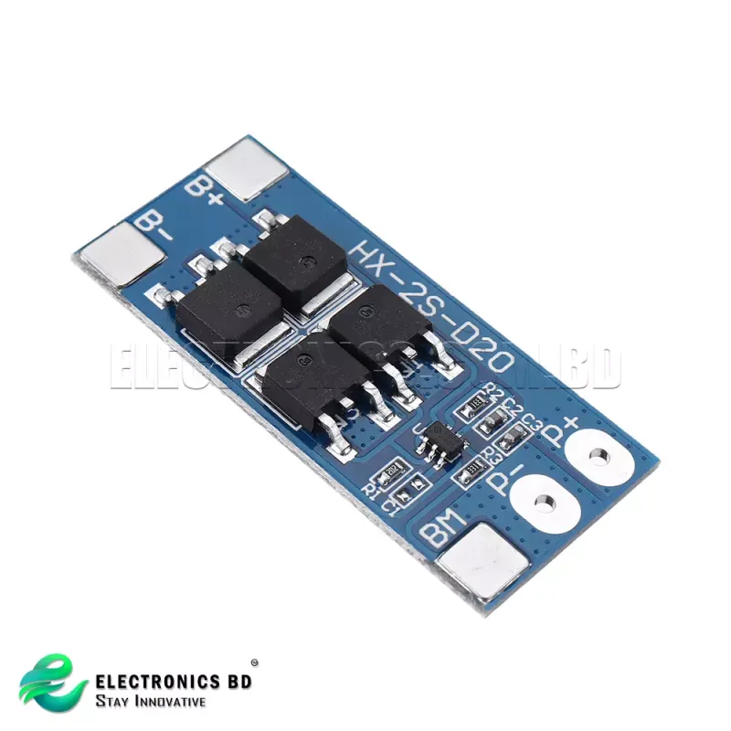 2S 10A 7.4V 18650 lithium battery protection board 8.4V balanced function/overcharged protection