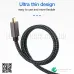 2 Meter Braided Ultra Thin Micro HDMI Cable 4K 60Hz Micro HDMI to HDMI Cable