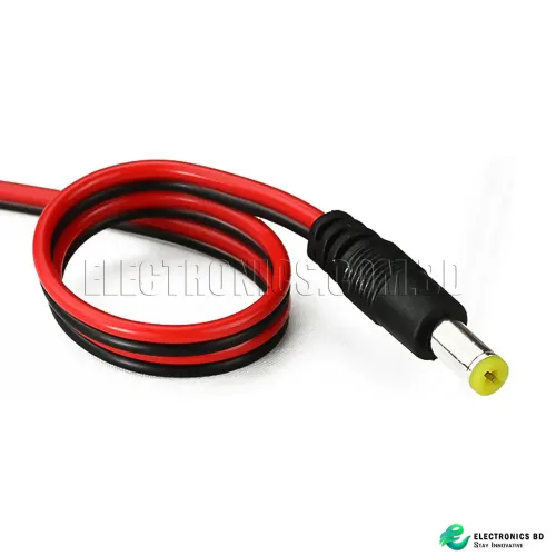 DC Male jack Barrel Connector with Cable