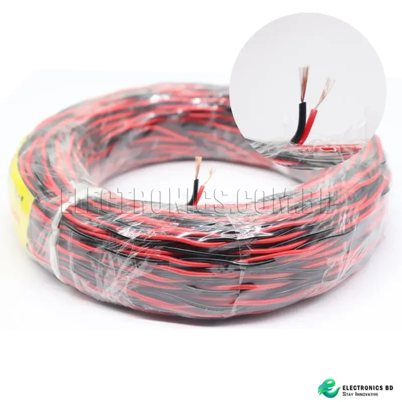 1 meter Electric Cable Wire Dual Line Red Black Wiring Cable 23/076