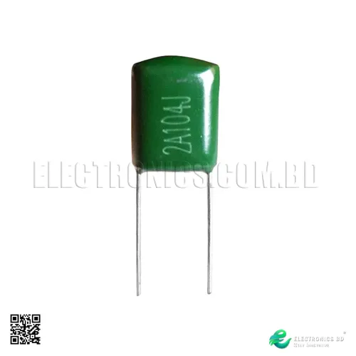 100nF 0.1uF 100V – 2A104J Polyester Film Capacitor