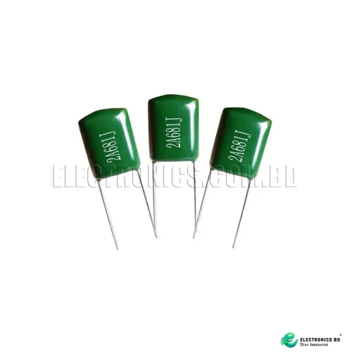 681j 100V Polyester Film Metal Foil Capacitor