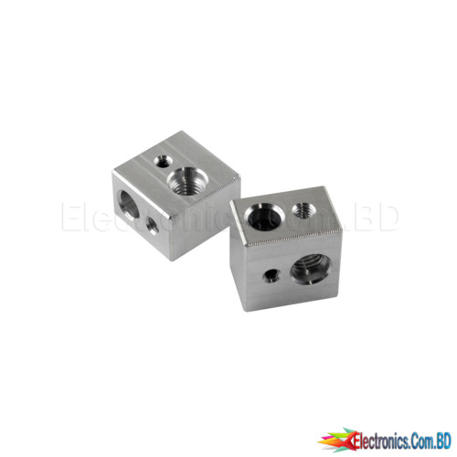 1PCS Hotend Heater Block MK6 Extruder fits CNC FlashForge Creator For 3D Printer MK6 Heater Block