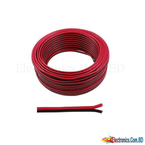 WIRE RED BLACK PAIR 1 METER (Normal Quality)