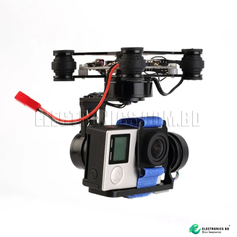 3 Axis Brushless Gimbal with 3A12V UBEC Lightweight FPV Gimbal Plug and Play For GoPro Hero 3 4 F450 F550 Aerial Photography