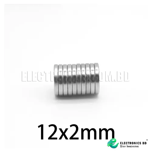 12mmx2mm N35 Neodymium Permanent Disc Magnet With hole NdFeB