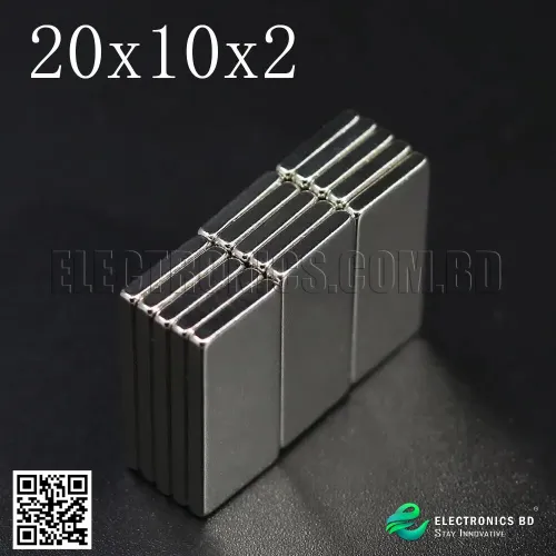 20x10x2 Neodymium Magnets 20mmx10mmx2mm Block Powerful Permanent Magnetic