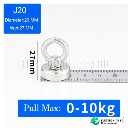 Fishing Magnet - D20mm Round Neodymium Magnet