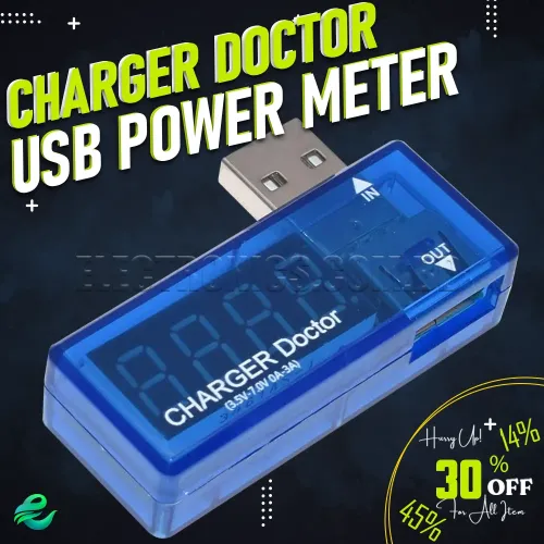 Charger doctor USB Power Meter Voltmeter Ammeter Tester