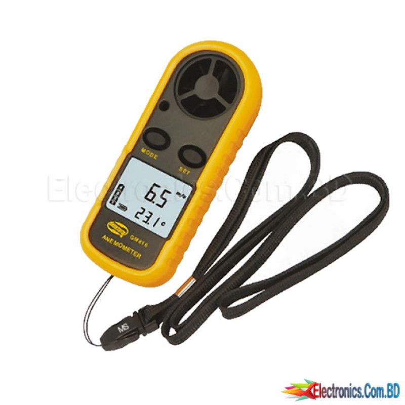 Digital Wind Speed Meter Anemometer GM816 1.4" LCD