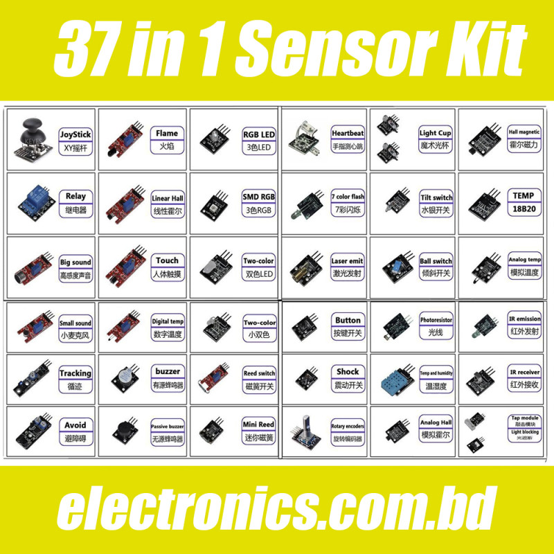 37 in 1 Sensor Kit For Arduino