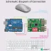 CH9350 USB Serial Communication Control Module Evaluation Board HID Keyboard Mouse Serial Port Develop For Arduino