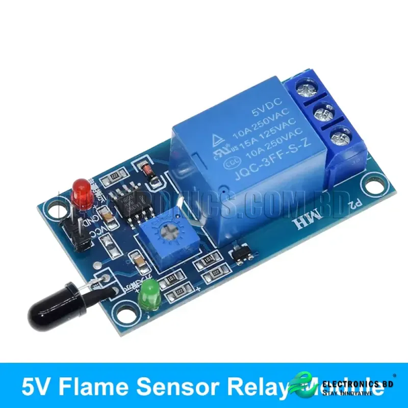 IR Infrared 1 Channel 5V Flame Detection Sensor Module Fire Alarm