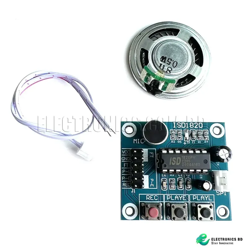 ISD1820 Audio Sound Recording Module With Speaker 