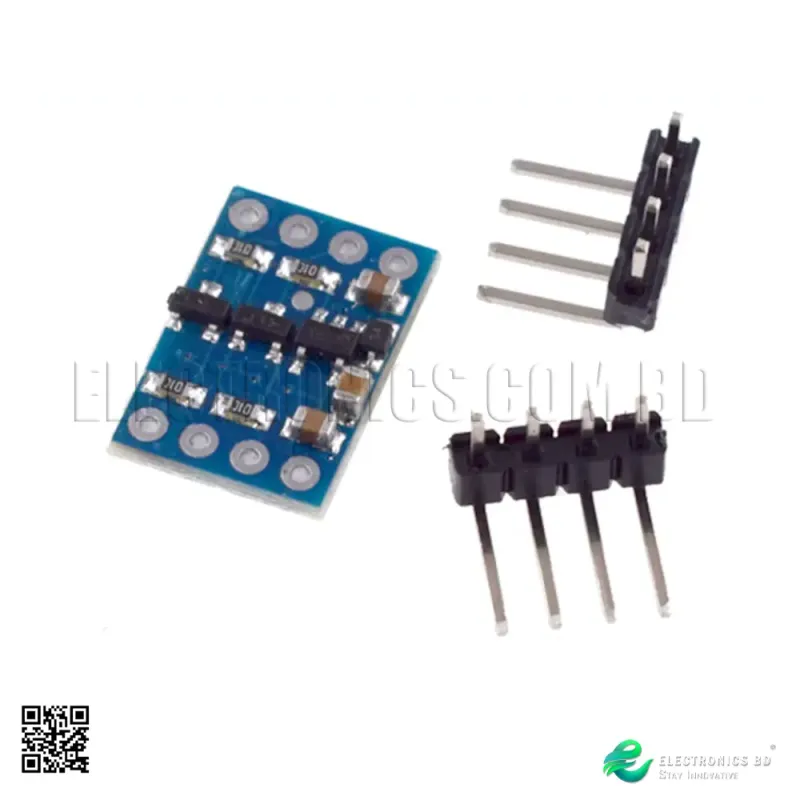 Logic level converter 2-channel 3.3V to 5V UART SPI conversion module IIC serial port