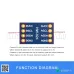 Logic level converter 2-channel 3.3V to 5V UART SPI conversion module IIC serial port