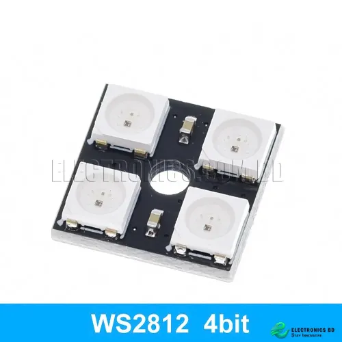 WS2812 5050 RGB LED LAMP PANEL MODULE 5V 4BIT RAINBOW