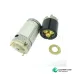 12V Rs 385s High Speed Manual Micro Planetary Gearbox Dc Motor ( Grade A - Refurbished )