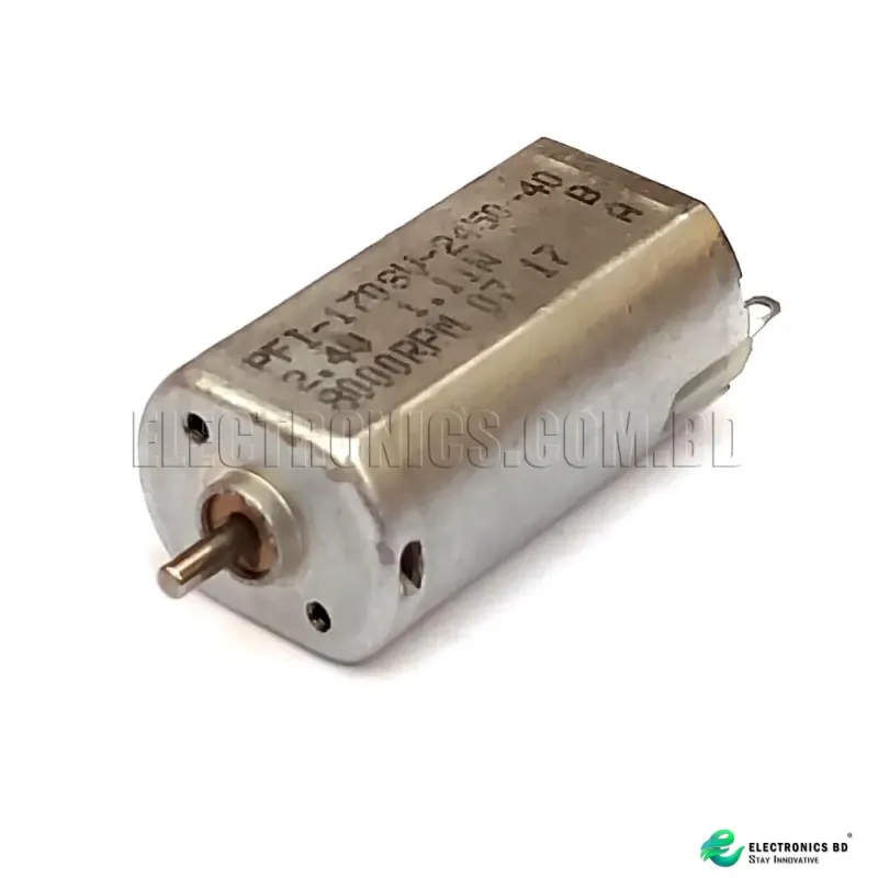 Light weight Mini Dc Motor 2.4V DC 1.11 W 8000rpm For Electric Shaver