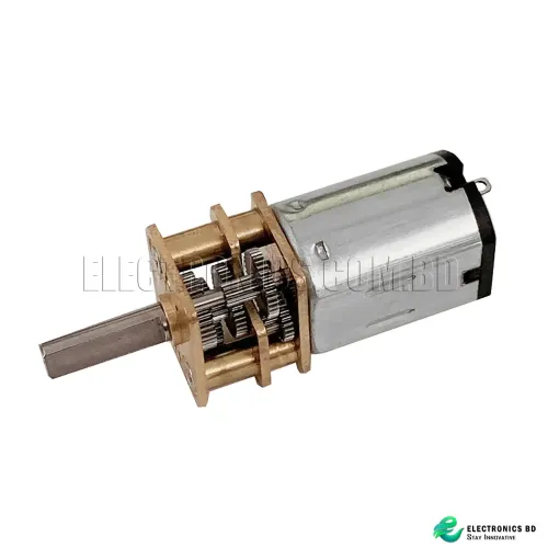 Mini DC 6V 400 RPM Speed Reduction Gear Motor  with Metal Gearbox