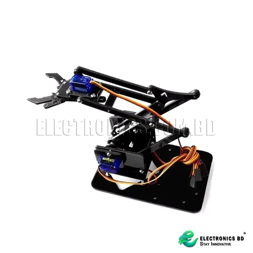 4DOF Unassembly Acrylic / Wood Mechanical Arm Robot Manipulator Claw for Arduino Maker Learning DIY Kit Robot