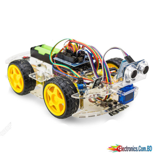 Line Following Robot Kit with Arduino