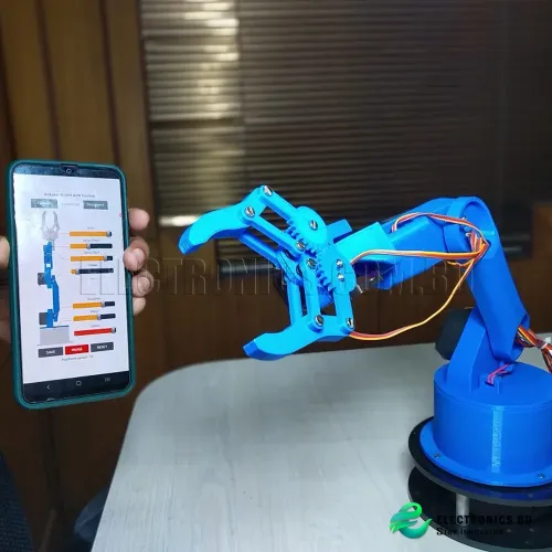 Precision-Controlled Multi-Axis Robotic Arm with Arduino for Automated Task Execution