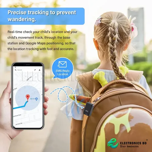 Real-Time School Bag GPS Tracker: Keep Your Child Safe with SMS Location Updates