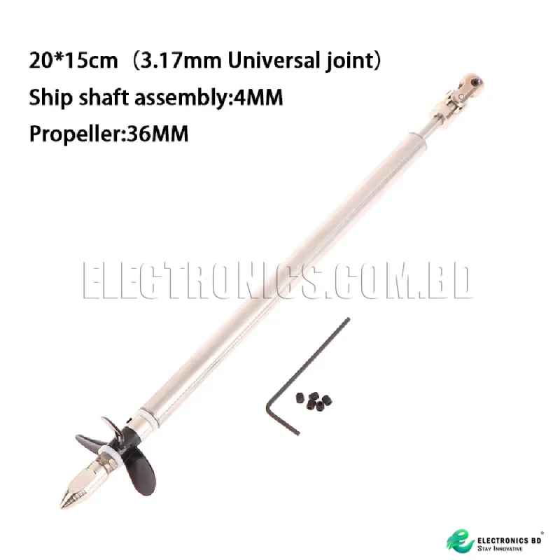 RC BOAT PARTS MODEL BOAT 4MM 25CM SHIP SHAFT DRIVE BLADES PROPELLER