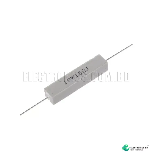 10W Watt 15 ohm 5% Wirewound Ceramic Cement Resistor