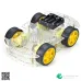 4 Wheel Robot Chassis Kit for Smart Car