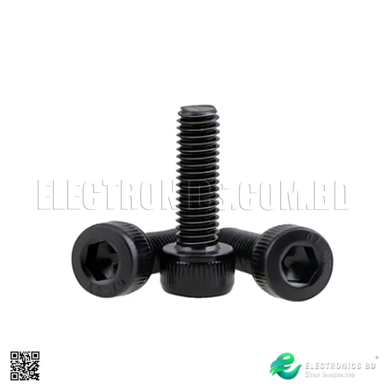 M3 10mm DIN912 12.9 grade high Black Oxide Steel Hex Socket Cap Screw