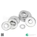 M4 x 10 x 1 GB96 304 stainless metal enlarged thick steel flat washer gasket