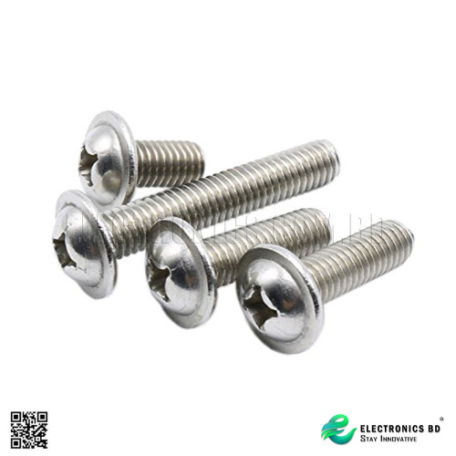 M5 25mm Phillips Washer Head Machine Screw