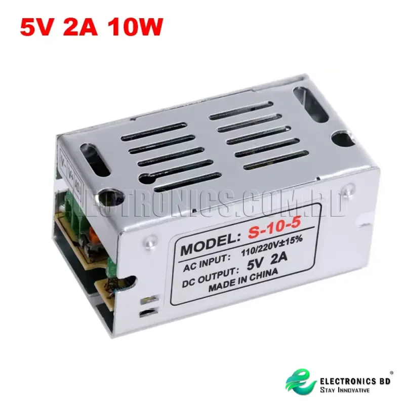 2A 5V 10W Power Supply LED Driver AC 110V 220V SMPS