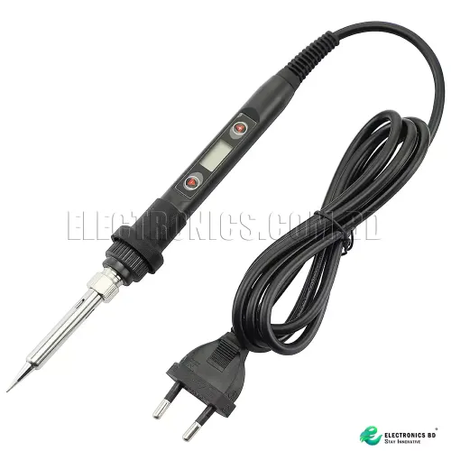 220V 60W Digital Soldering Iron with LCD Display and Adjustable Temperature