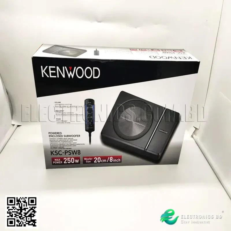 KENWOOD KSC-PSW8 UNDER SEAT SUBWOOFER