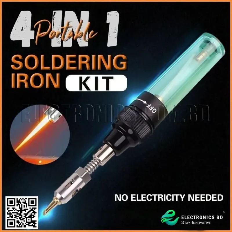 1300 Celsius Butane 4 In 1 Portable Soldering Iron Kit Welding Pen Burner Blow Torch Gas Soldering Iron Cordless Butane Tip Tool