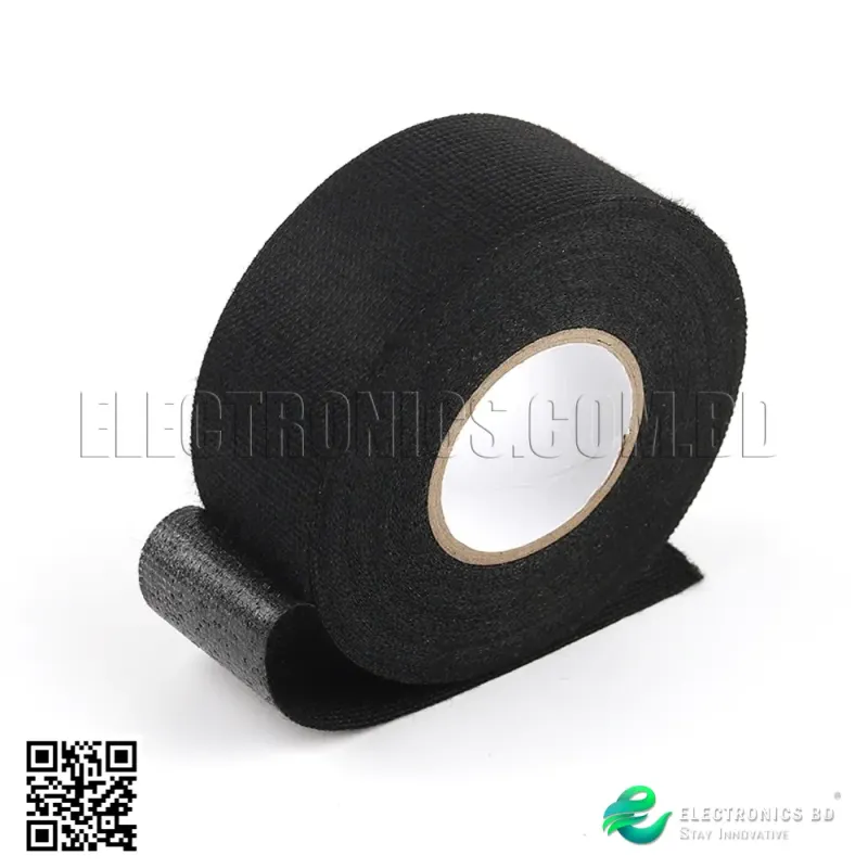 1Feet 19MM Automotive Cable Wire Harness Tape Heat Resistant Cloth Tape for Electronic Equipment Wire Harness Bundling