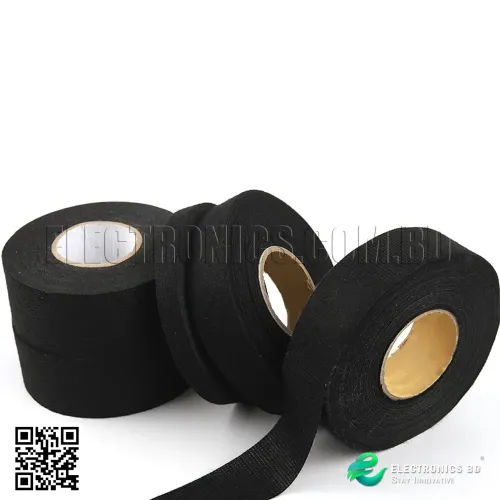 1Feet 9MM Automotive Cable Wire Harness Tape Heat Resistant Cloth Tape for Electronic Equipment Wire Harness Bundling