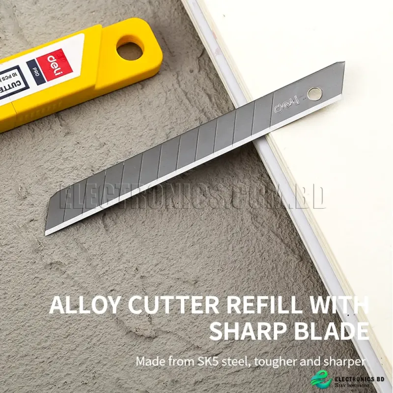 DELI ANTI CUTTER BLADE - 9MM SIZE