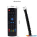 Air Fly Mouse Wireless Mini Keyboard With IR Learning Remote Control For Android Tv Box