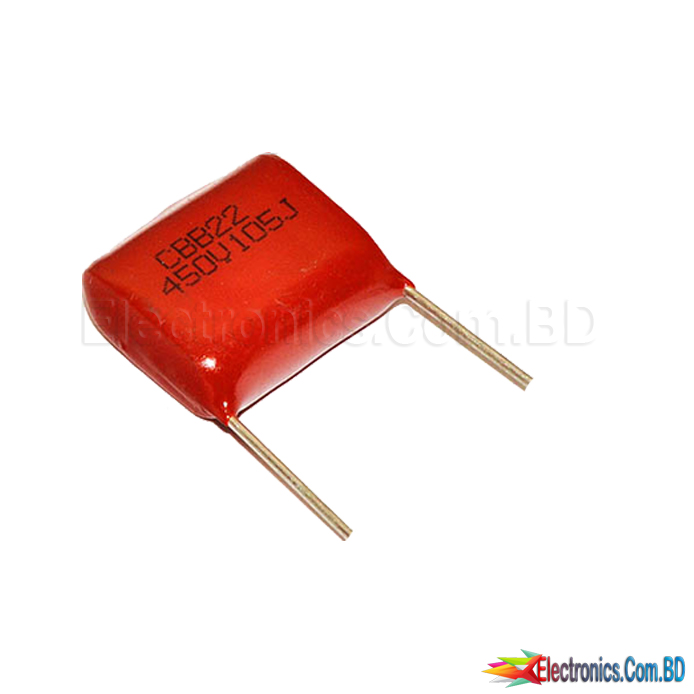 Polyester Film PCB Capacitor 450V 105K 1uf